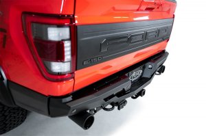 Ford Raptor Bumper - Rear - Addictive Desert Designs - Stealth Fighter - Hammer Black - `21-`23 Ford Raptor Bumper - Rear - Addictive Desert Designs - Stealth Fighter - Hammer Black - `21-`23